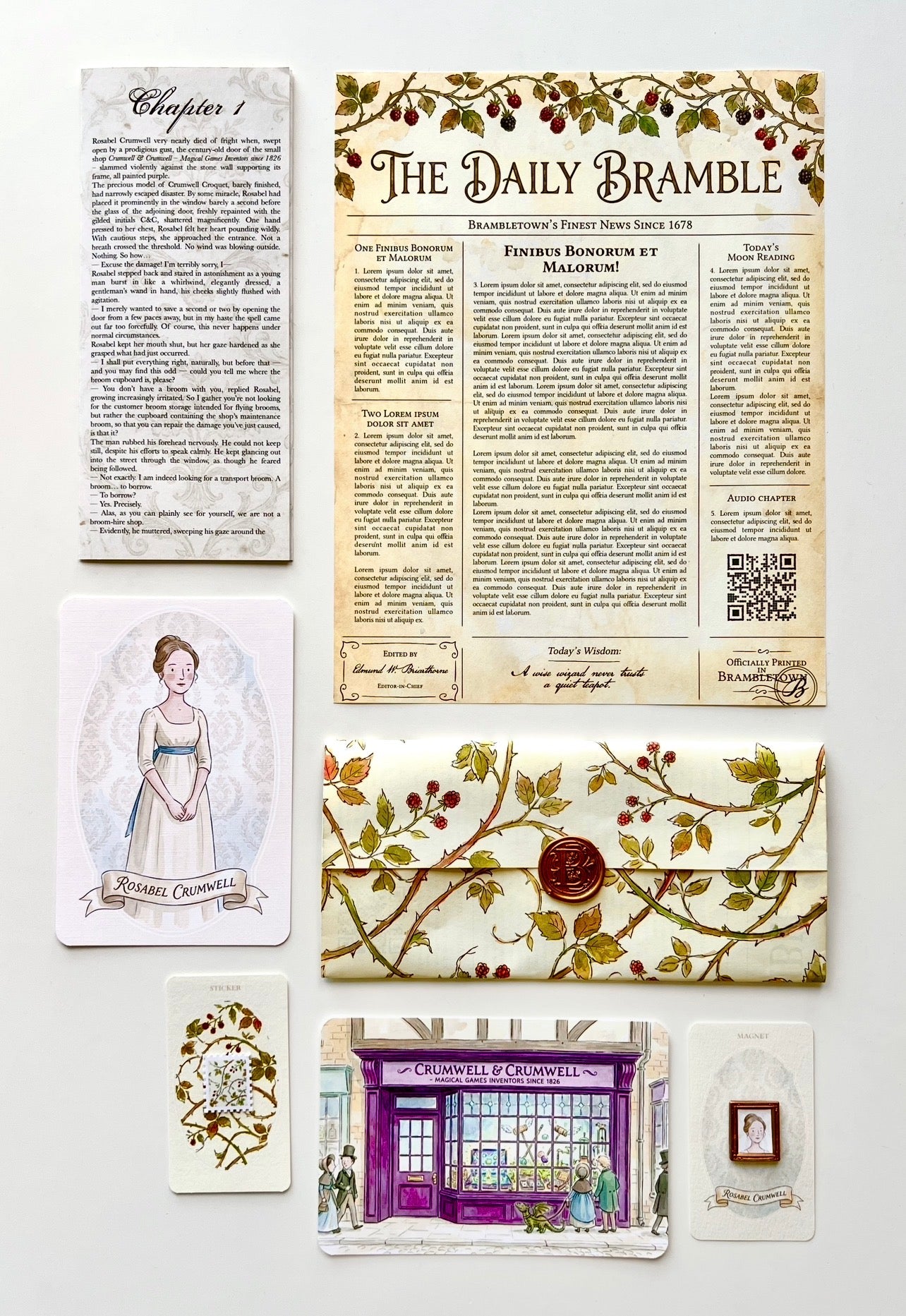 The Brambletown Mail Club featured artwork